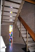 Glas in lood trappenhuis