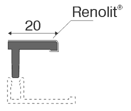 Eindprofiel 10 mm