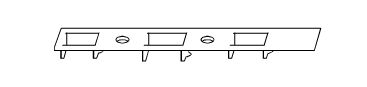 Connector RVS gevelpaneel 2819